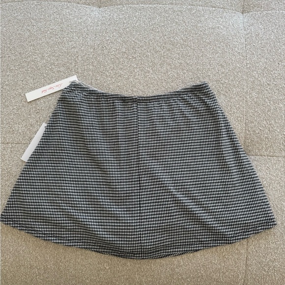 NWT LISA SAYS GAH CAVIAR GINGHAM DARCY SKORT - Picture 6 of 7
